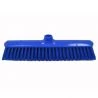 Tête de balai droit alimentaire 38 cm bleu