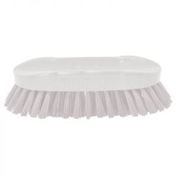 Brosse papillon alimentaire poils durs 25 cm blanc
