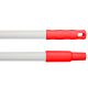 Manche alimentaire à visser fibre de verre 140 cm Ø25 mm rouge