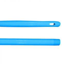 Manche à balai alimentaire 145 cm Ø25/32 mm bleu