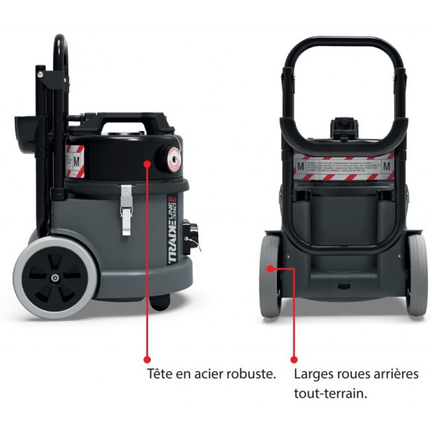 Aspirateur Hepa classe M poussières dangereuses TEM390A