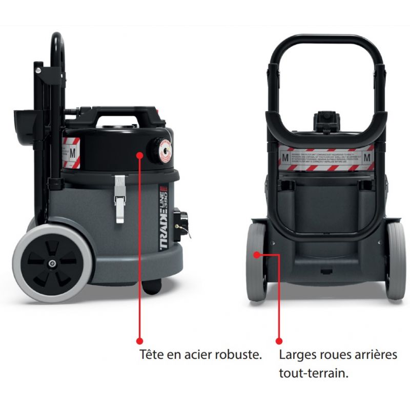Aspirateur Hepa classe M poussières dangereuses TEM390A