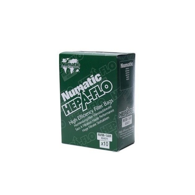 Sac aspirateur Numatic Hepaflo 6L x10 - 604011