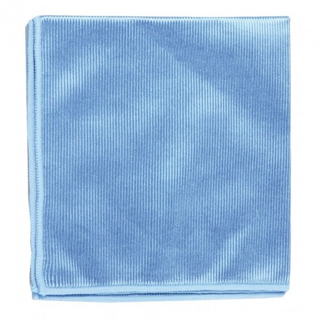 lavette microfibre bleue