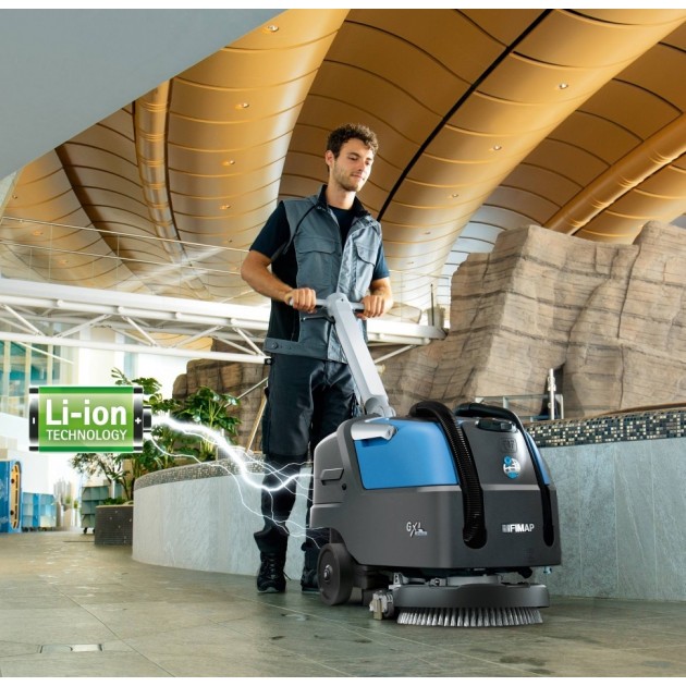 Autolaveuse à batterie accompagnée GXL BT PRO LI-ION