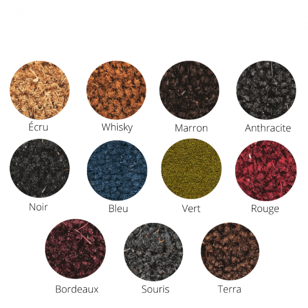 Tapis coco personnalisé découpe sur-mesure