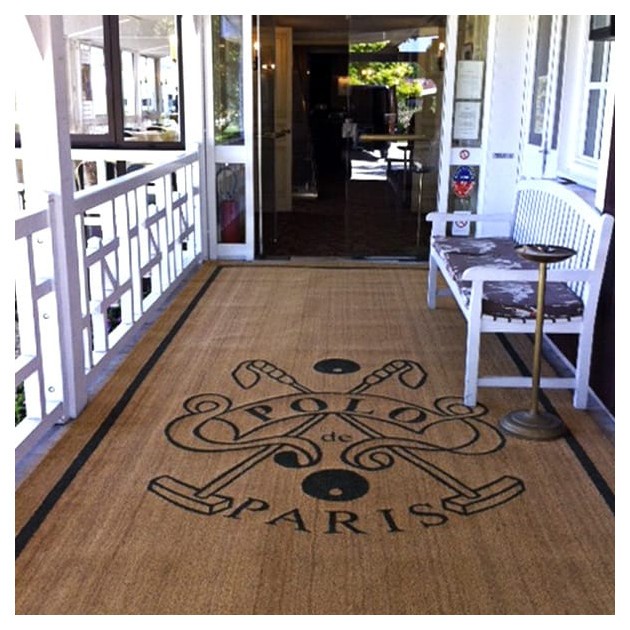 Tapis brosse coco personnalisé extérieur couvert