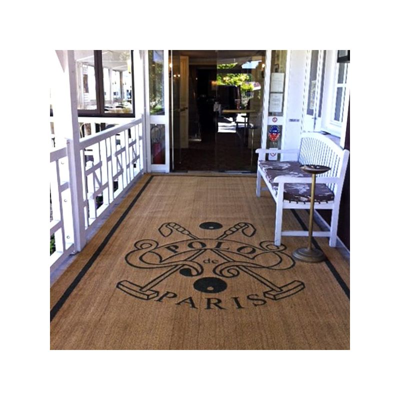 Tapis brosse coco personnalisé extérieur couvert