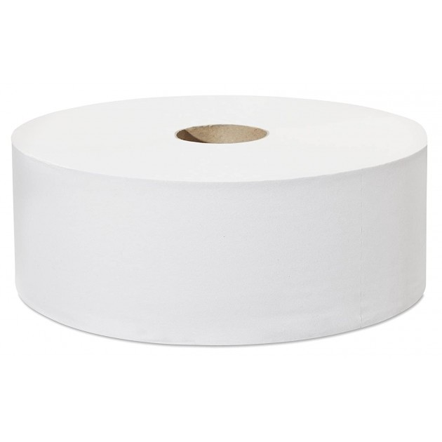 Papier toilette double épaisseur Ecolabel 6 bobines 360m Maxi Jumbo blanc