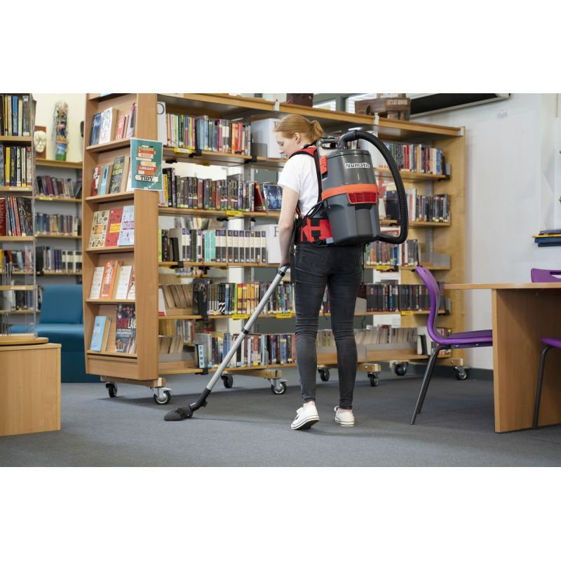 Aspirateur dorsal sans fil Numatic RSB 150 NX batterie Li-ion moquettes