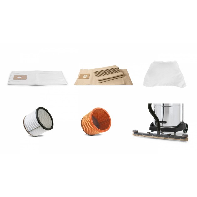 Aspirateur eau et poussières cuve inox FV A 75.2 WDB