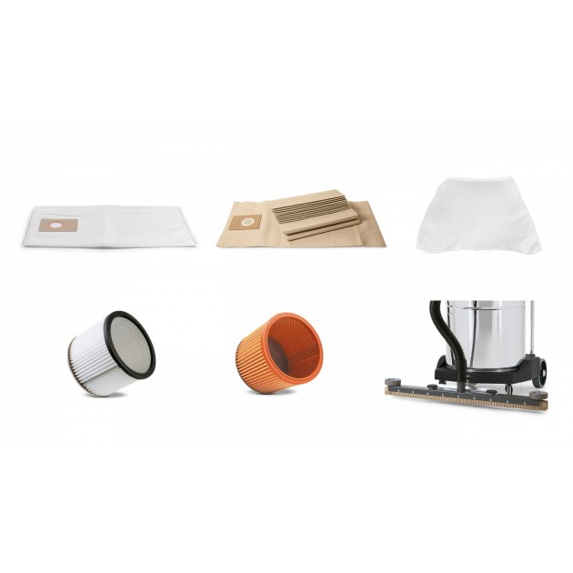 Aspirateur eau et poussières cuve inox FVA 65.3 WDM Aspirateur eau et poussières cuve inox FVA 65.3 WDM
