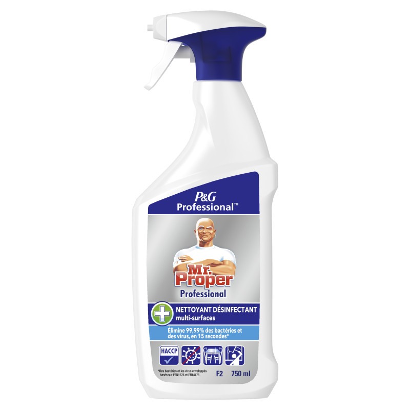 Spray désinfectant 4 en 1 multi-surfaces