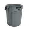 Poubelle ronde plastique 76L Grise BRUTE® Rubbermaid