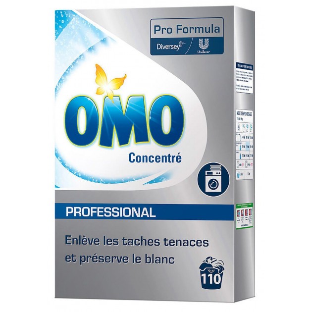 Baril lessive poudre textile concentrée 8 kg Omo