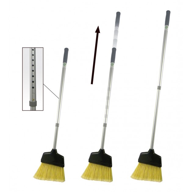 Pelle d'aéroport télescopique avec balai Ergo