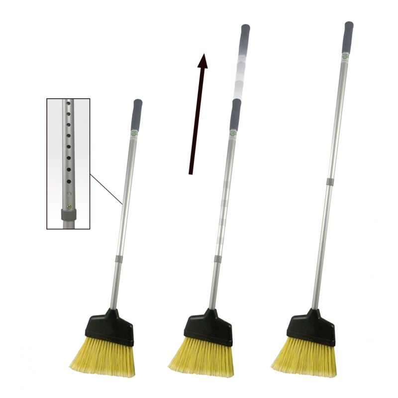 Pelle d'aéroport télescopique avec balai Ergo