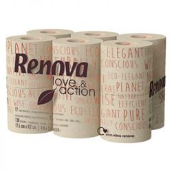 Papier toilette double épaisseur Ecolabel Love&Action - 20 rouleaux