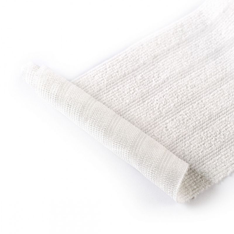 Franges microfibres blanches