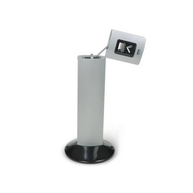 Cendrier colonne d'extérieur sur pied Rubbermaid noir