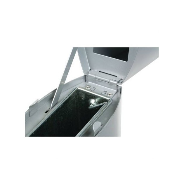 Cendrier colonne d'extérieur sur pied Rubbermaid noir