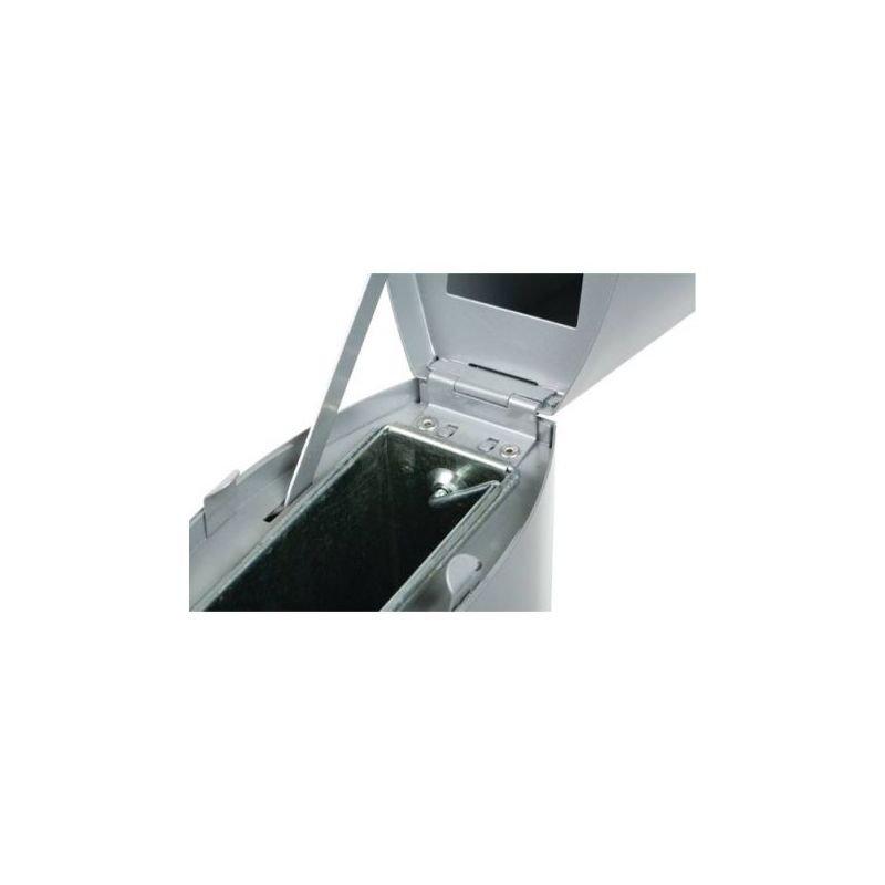 Cendrier colonne d'extérieur sur pied Rubbermaid noir