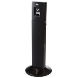 Cendrier colonne d'extérieur sur pied Rubbermaid noir