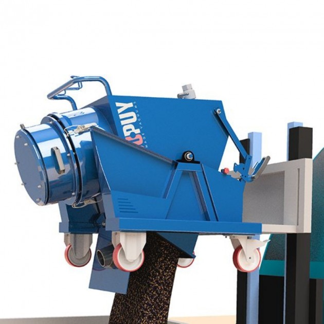 Vidange avec chariot élévateur chipvac200 Vidange avec chariot élévateur chipvac200