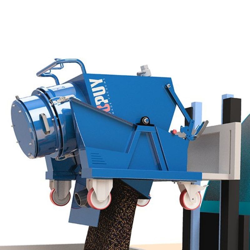 Vidange avec chariot élévateur chipvac200 Vidange avec chariot élévateur chipvac200