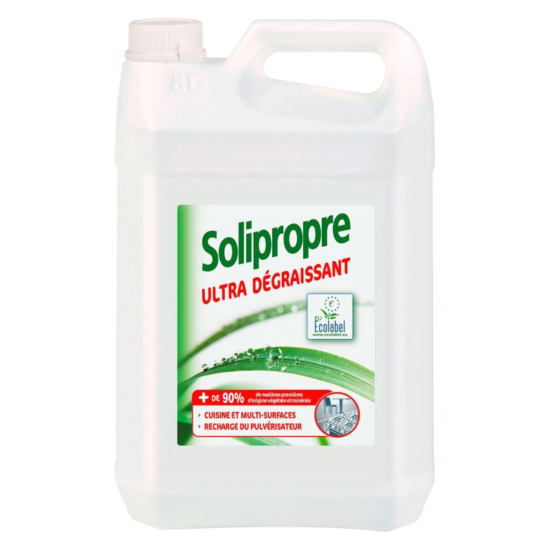 Dégraissant cuisine ultraconcentré Ecolabel bidon 5L Dégraissant cuisine ultraconcentré Ecolabel bidon 5L