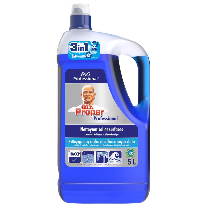 Nettoyant dégraissant parfumé Mr.Propre - bidon de 5 L océan Nettoyant dégraissant parfumé Mr.Propre - bidon de 5 L océan