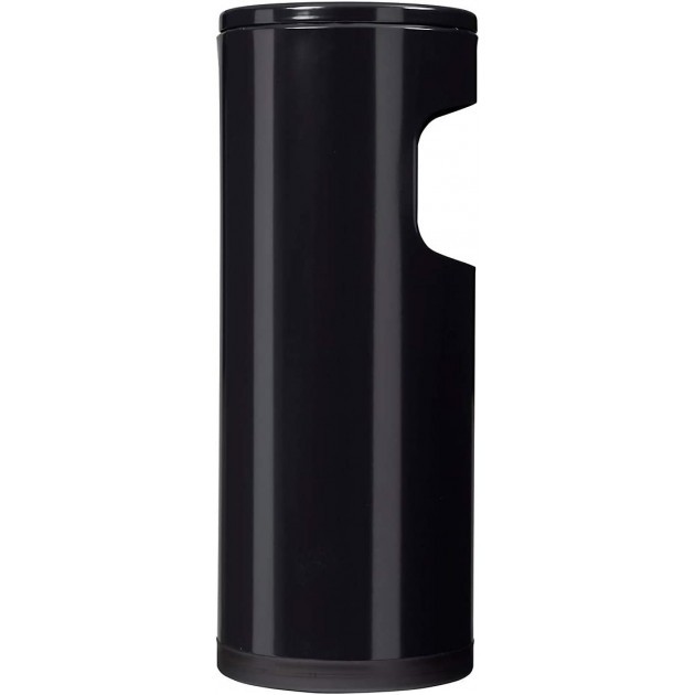 Cendrier poubelle sur pied acier noir 12,5 L Cendeo Rossignol