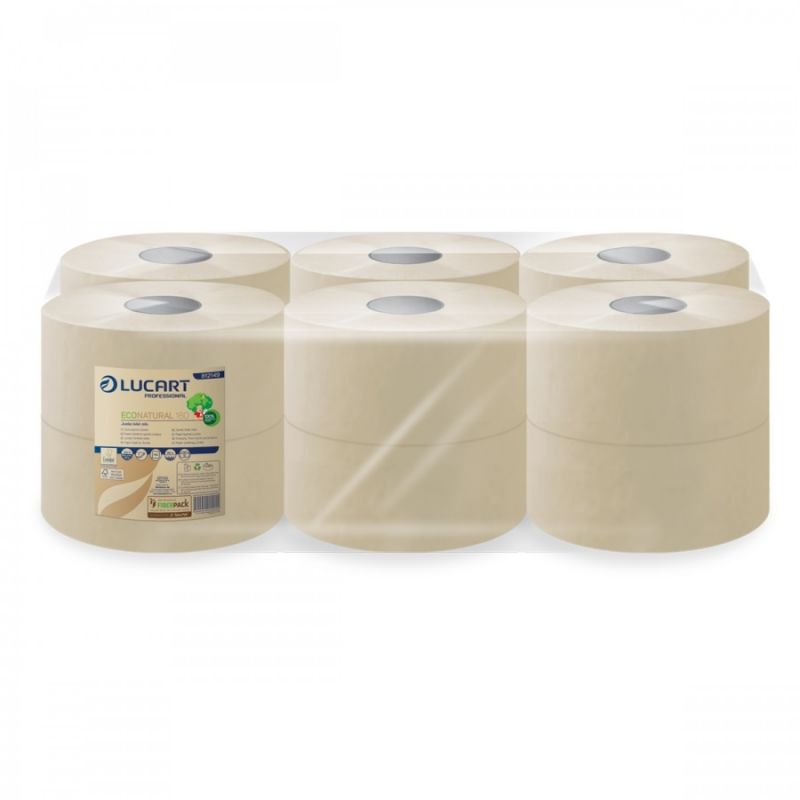 Papier toilette jumbo EcoNatural 180 m - colis de 12 bobines Papier toilette jumbo EcoNatural 180 m - colis de 12 bobines