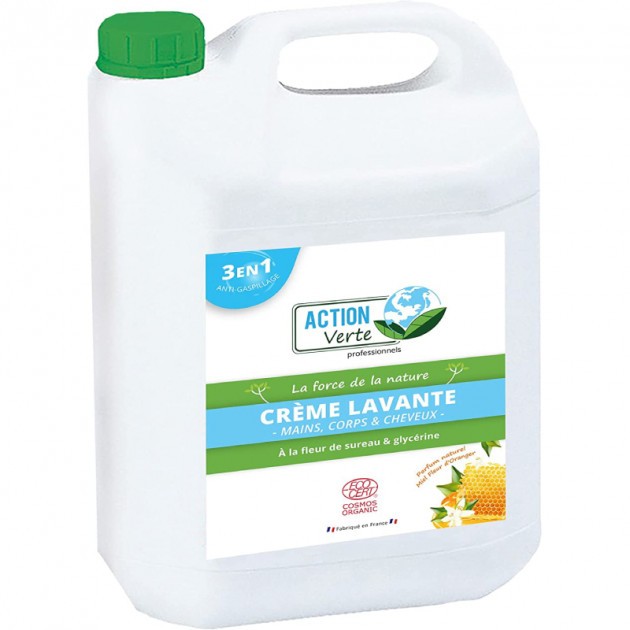 Savon liquide mains corps cheveux 5L Ecocert Savon liquide mains corps cheveux 5L Ecocert
