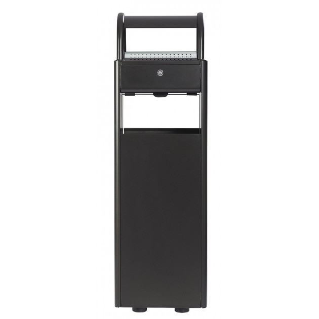 Cendrier corbeille sur socle acier gris Kopa Rossignol Cendrier corbeille sur socle acier gris Kopa Rossignol