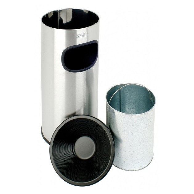 Borne cendrier ronde inox ou acier 30 L Probbax