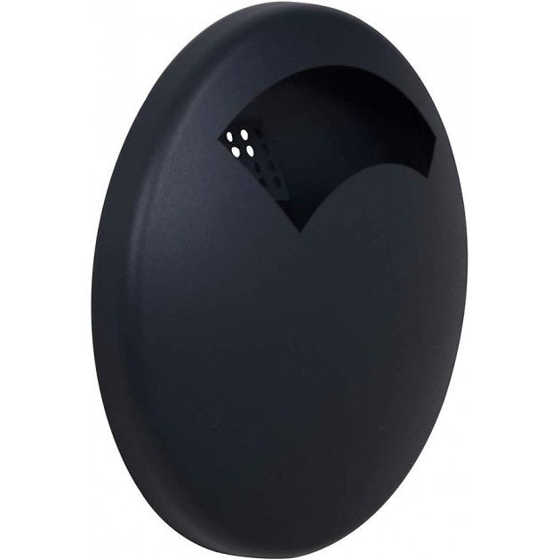 Cendrier mural d'extérieur rond acier0,5L Rossignol