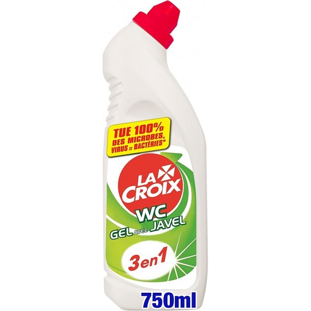 Gel WC Javel 750 ml La Croix - lot de 4