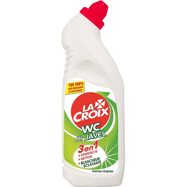 Gel WC Javel 750 ml La Croix - lot de 4