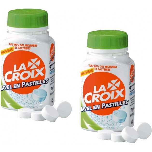 Javel en pastilles 2 boîtes de 40 Javel en pastilles 2 boîtes de 40
