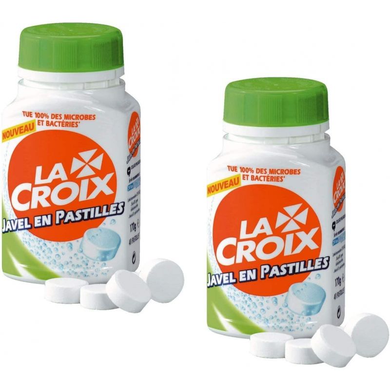 Javel en pastilles 2 boîtes de 40 Javel en pastilles 2 boîtes de 40