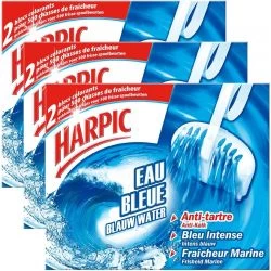 2 blocs WC désodorisant antitartre Harpic - lot de 3