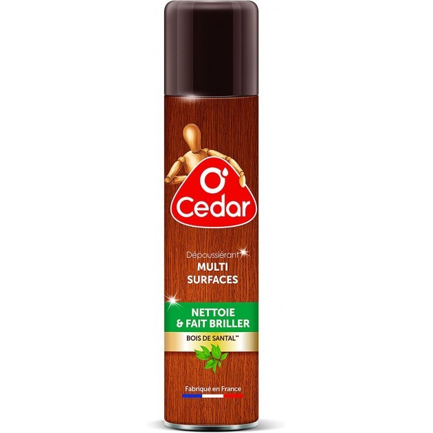 Dépoussiérant bois et surfaces modernes 300 ml O’cedar