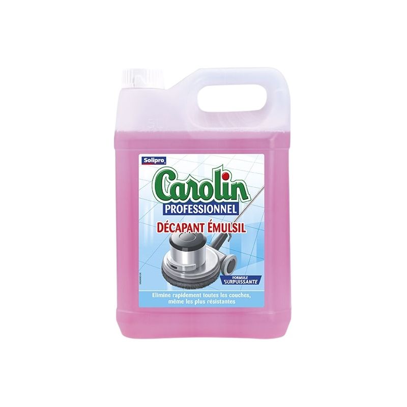 Décapant pour émulsion de sol - bidon de 5 L Émulsil Carolin Décapant pour émulsion de sol - bidon de 5 L Émulsil Carolin
