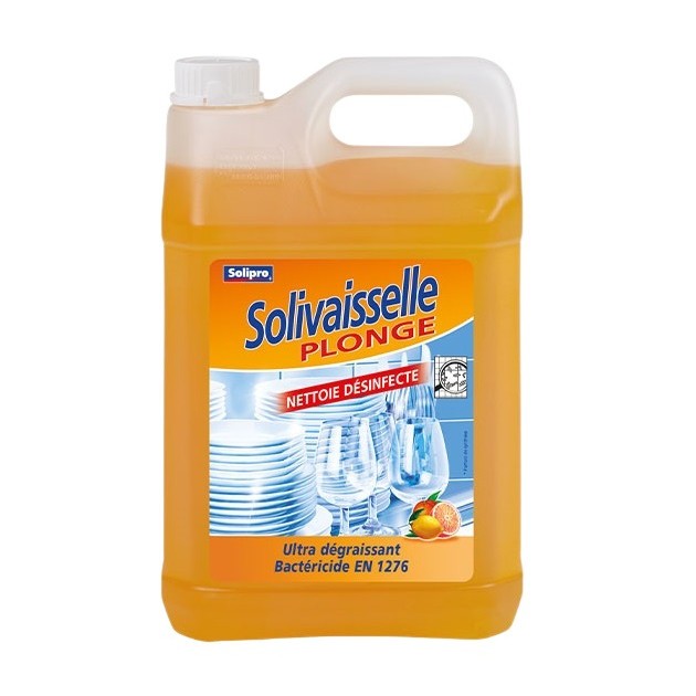 Liquide vaisselle désinfectant bactéricide Solivaisselle 5 L Liquide vaisselle désinfectant bactéricide Solivaisselle 5 L