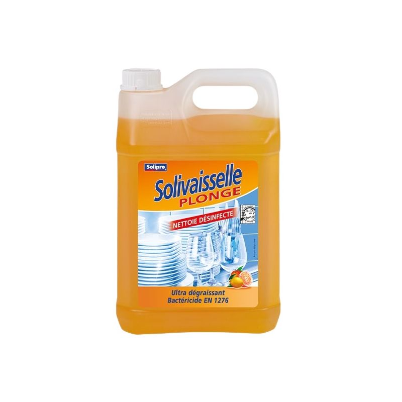 Liquide vaisselle désinfectant bactéricide Solivaisselle 5 L Liquide vaisselle désinfectant bactéricide Solivaisselle 5 L