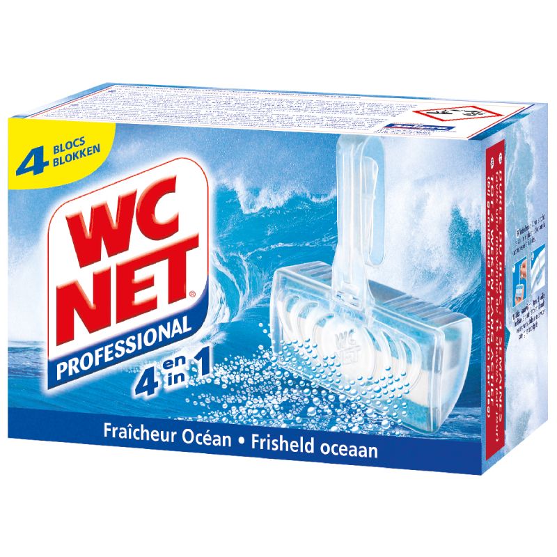 Blocs WC NET4 en 1 parfum océan