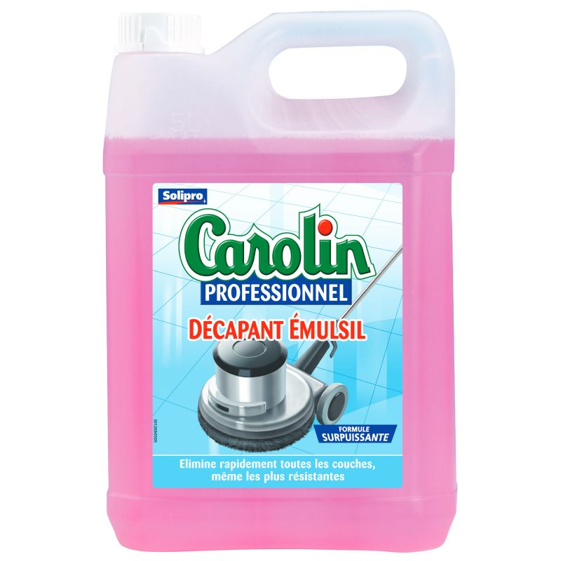 Décapant pour émulsion de sol - bidon de 5 L Émulsil Carolin Décapant pour émulsion de sol - bidon de 5 L Émulsil Carolin