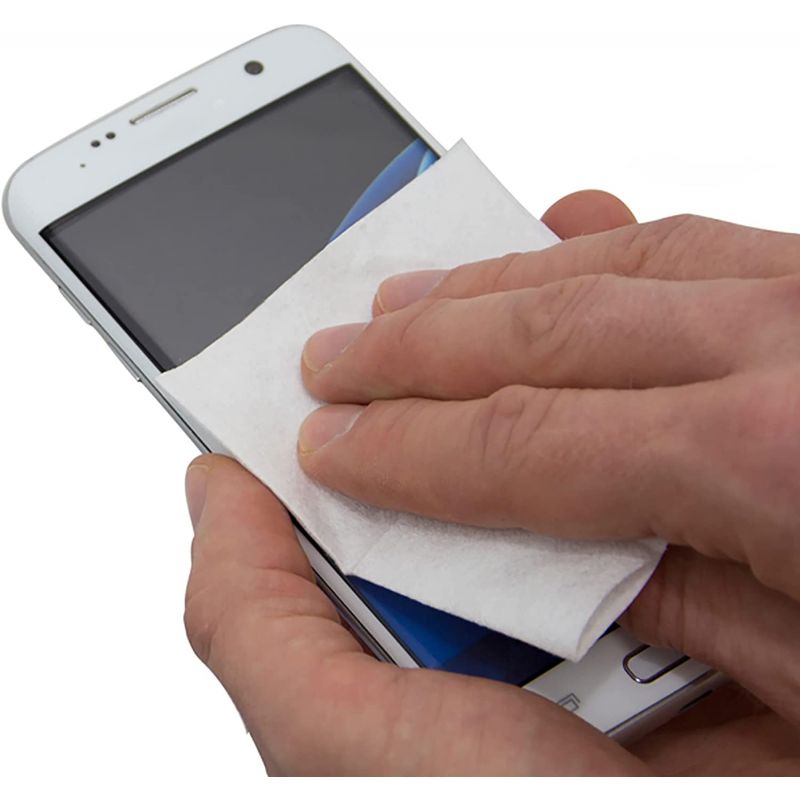 Acheter Protecteur d'écran pour écran de téléphone, lingette sèche et  humide, papier pour écrans LCD, chiffon de nettoyage, papier anti-poussière