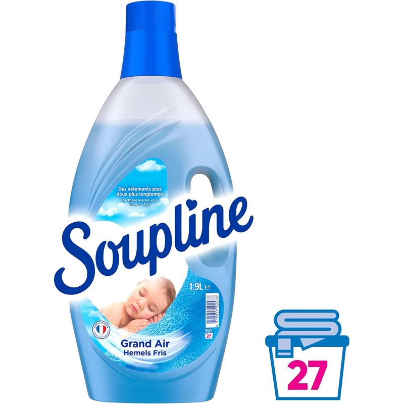 Adoucissant textile parfumé Soupline - bidon de 2 L